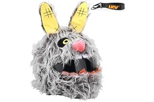 LKV Christmas Santa Helmet Cover - Santa Claus Xmas Hat Helmet Cover for Motorcycle Helmet Full Face Protective Covers, Fun Rides and Gifts