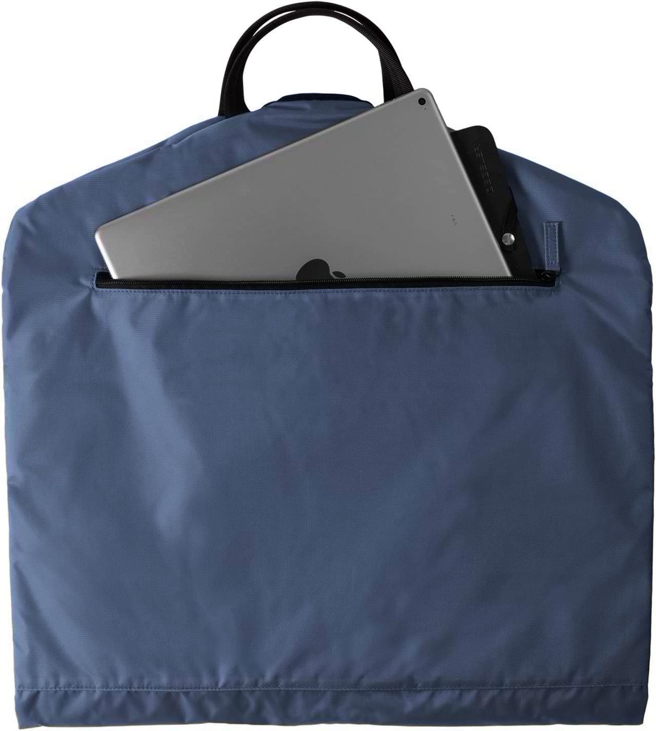 DEGELER DEGELER SkyHanger - Carry on Garment Bag with unique Titanium Suit Hanger for Men & Women - best-in-class functionality for wrinkle-free traveling - lightweight & water repellent nylon - Black