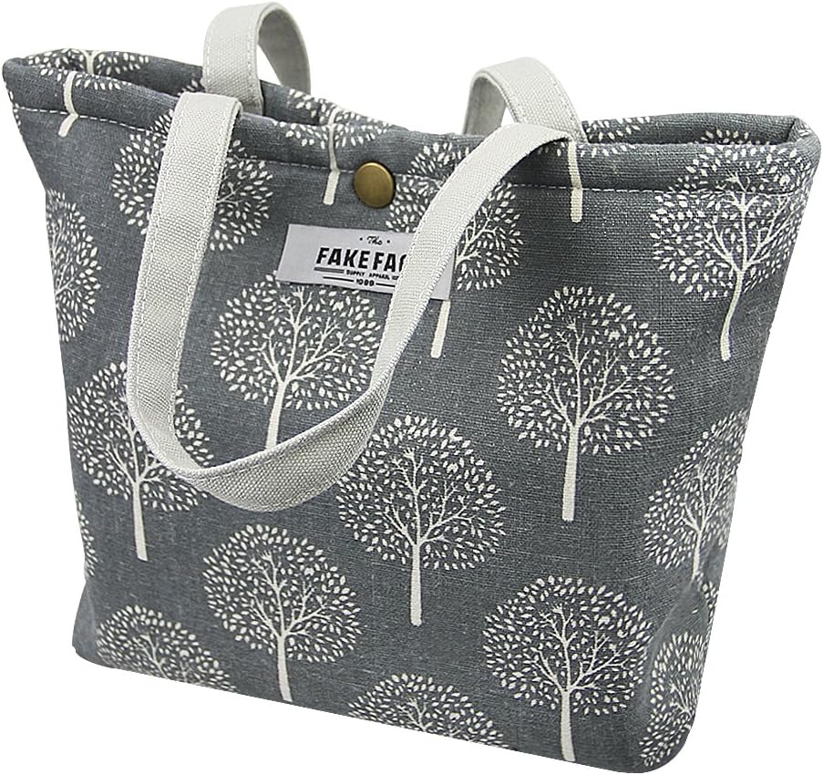 Canvas Insulated Cool Bag Lunch Box Tote Bag Picnic BBQ Food Carrier Travel School Office Lunch Carry Bag Cooler - Image 4
