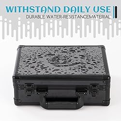 Metal Coin Case Contains 40 Pcs Clear Plastic Coin