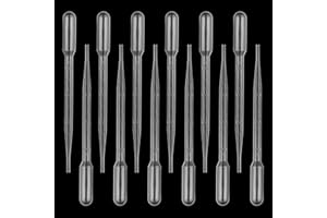3ML Plastic Eyedropper Pipettes – Disposable Water Droppers for Oils, Medicine, and Crafts – Eye Droppers for Medicine, Preci