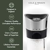 Cole & Mason Horsham Chrome Salt Mill 154mm Adjustable Ceramic Grind Mechanism view 2