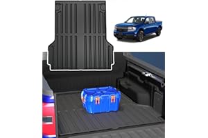 TOPINSTALL [2025 Upgraded] Bed Mat for Ford Maverick 2022 2023 2024 2025 Accessories, Durable All Weather TPE Trunk Cargo Liner Protection Non-Skid Custom Fit Maverick Gasoline/Hybrid