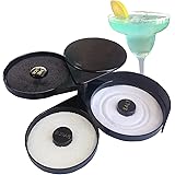 3-Tiers Margarita Salt Rimmer Set,Margarita Sugar Rimmer Set,Bartesian Cocktail Salt Rimmer,Bar Tools,Cocktail Accessories,Ba