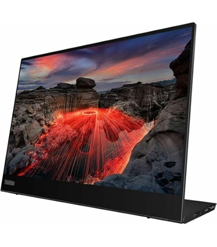 ThinkVision M14t Gen2 モバイルモニター ThinkVision M14t Gen 2」は高解像度化してタッチ操作対応を果たした14