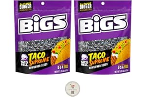 KD SUPPLIES BIGS Sunflower Seeds, Keto Friendly 5.35 oz Bags (Pack of 2) (Taco Bell Supreme)