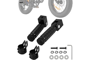 IUVWISN Ebike Pegs M8 E Bike Foot Pegs Foldable Passenger FootPegs Universal Compatible Fit for Ridstar Q20 Super 73 S1 S2 Y1