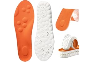 Steppers Insoles for Men Women - Arch Support, Massage Memory Foam, Breathable Inserts for Everyday Use & Active Lifestyle (M
