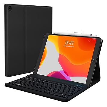 Yekbee Wireless Smart Keyboard Folio Case With Keyboard And Pencil Holder Compatible For Ipad 10 2 Ipad Air 3 Ipad Pro 10 5 Black Buy Yekbee Wireless Smart Keyboard Folio Case With Keyboard