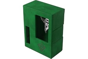 Gamegenic Arkham Horror Investigator Deck Tome - Premium Deck Box for Arkham Horror: The Card Game, Holds a Full Investigator Deck, Rogue - Green Color, Made