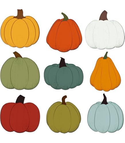 DIY Pumpkin Die Cuts 100 Pcs Pumpkin Die Cut Paper Shapes - Fall ...