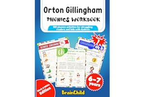 Orton Gillingham Phonics Workbook: 100 phonics activities for struggling readers and kids with dyslexia. Volume 1. 6-7 years.