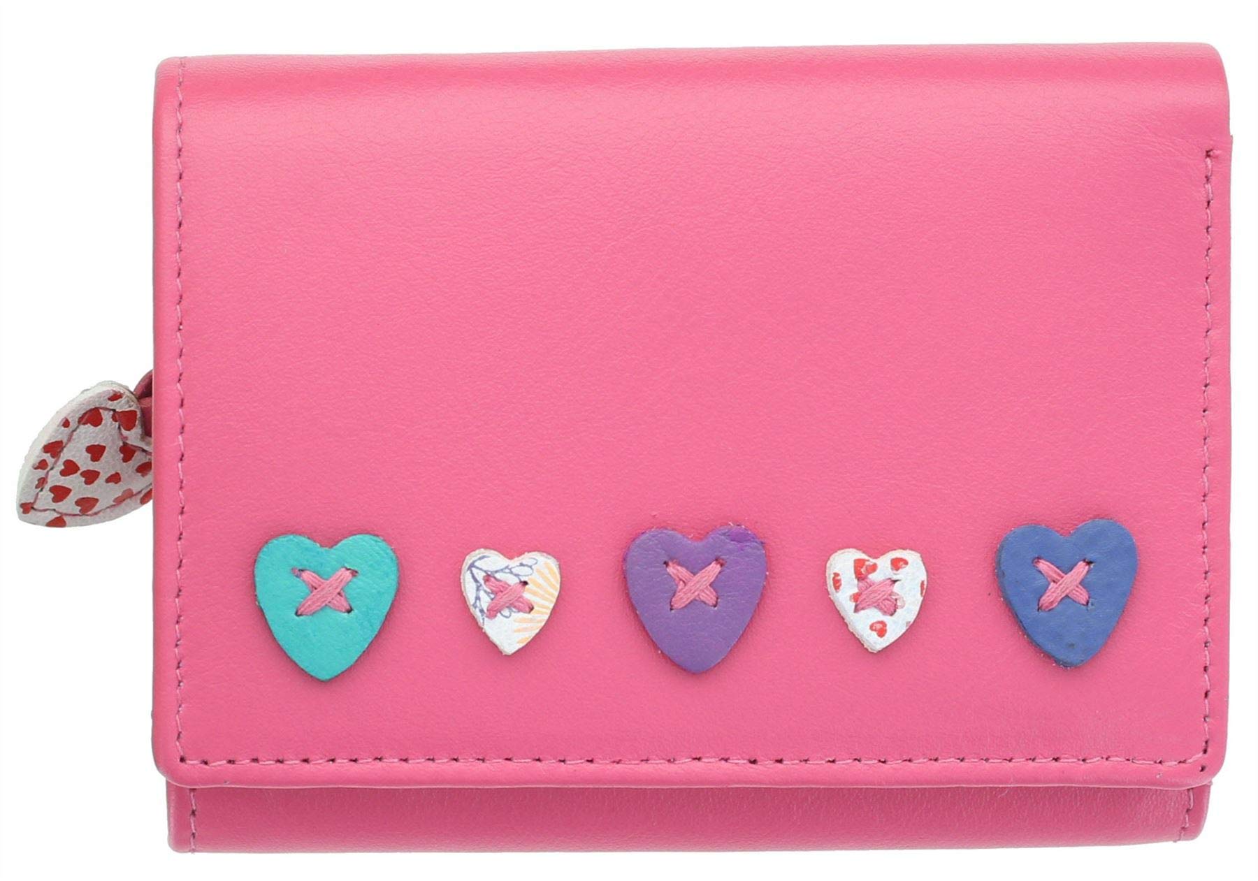 Mala Leather Lucy Collection Small Leather Purse RFID 3512_30 Candy