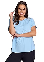 RBX Active Plus Size Women's Workout Top with Mesh