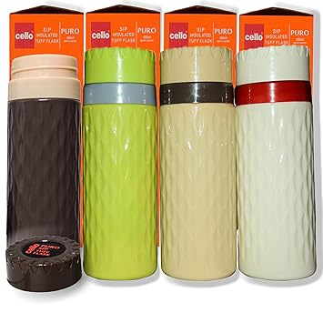 CELLO Puro sip Insulated TUFF Flask Cold and hot- 300 ml (Price for one Unit)