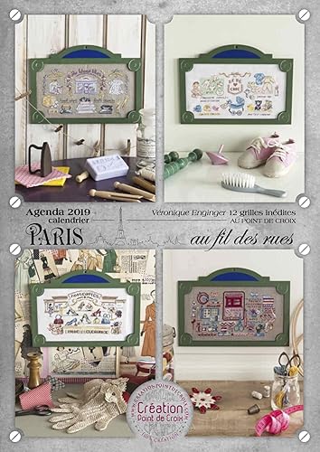 Download Calendrier/Agenda 2019 : Paris au fil des rues au point de croix PDF