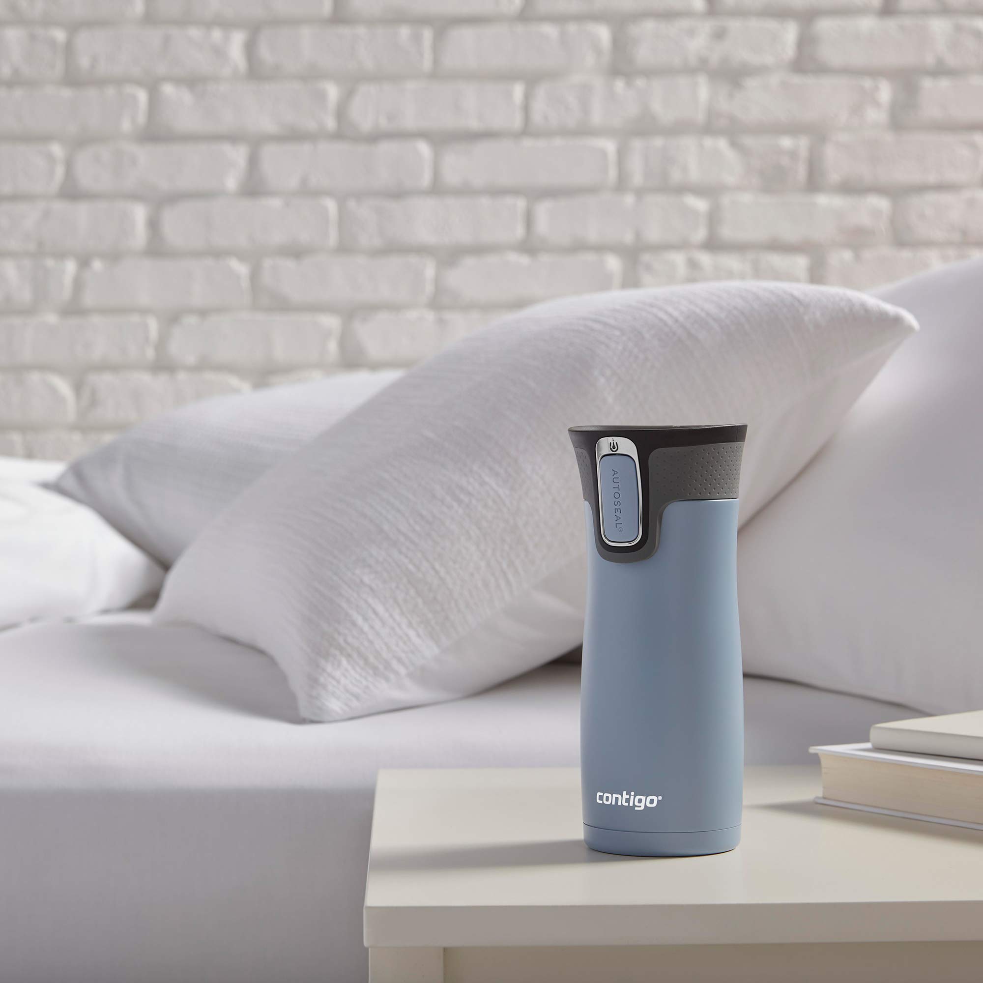 (470ml, Monaco Trans Matte) - Contigo AUTOSEAL West Loop Stainless Steel Travel Mug, 16.5 fl oz (470 ml), Monaco Trans Matte