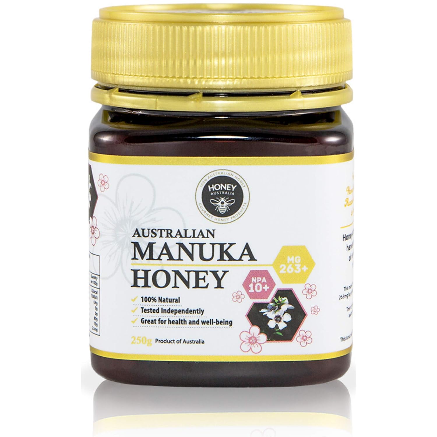 Honey Australia Premium Manuka Honey Raw Pure MGO 263+ NPA 10+ Wonderful Rich