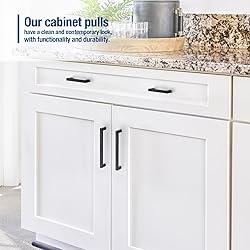 JOY DECOR 40 Pack Cabinet Handles, Black Cabinet