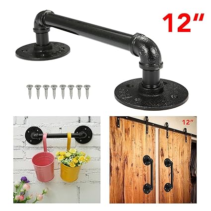 Hardware Kingso 12 Industrial Retro Cast Iron Pipe Door Handle