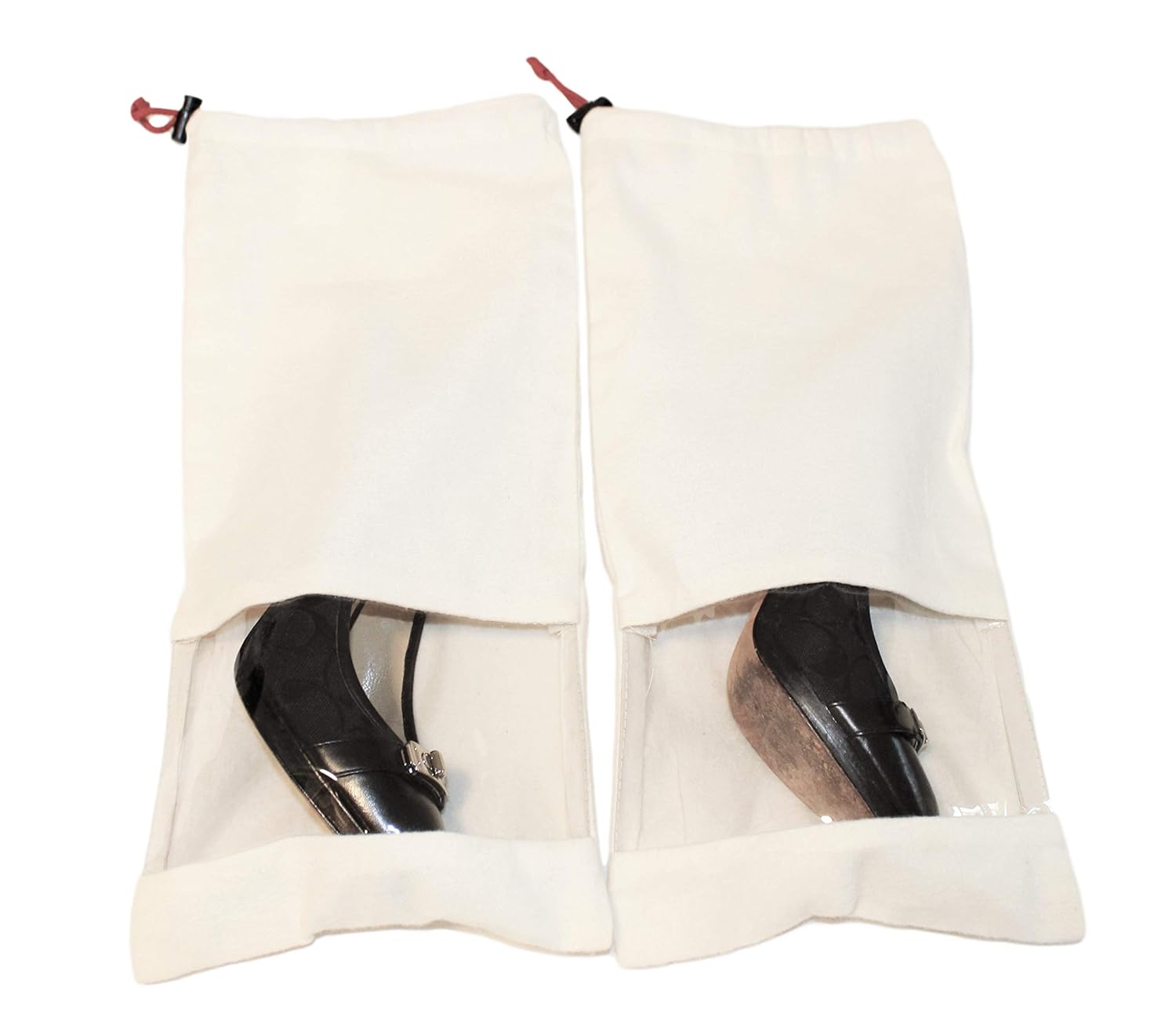 Earthwise Shoe Storage Bags Travel Portable Cotton Shoe Bags with