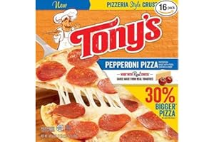 SCHWAN'S Tonys Pizzeria Style Pizza Pepperoni, 18.56 Ounce -- 16 per case.