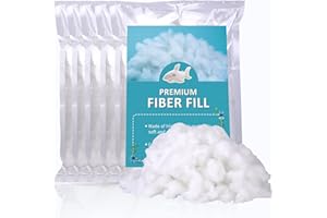 FADOUB 26.46oz/750g Polyester Fiber Fill, High Resilience Fill Fiber, Premium Fiber Filling Stuffing, Pillow Filling Stuffing, Fiberfill Stuffing Stuffed Animals/DIY Crafts,Recycled Polyester Fiber