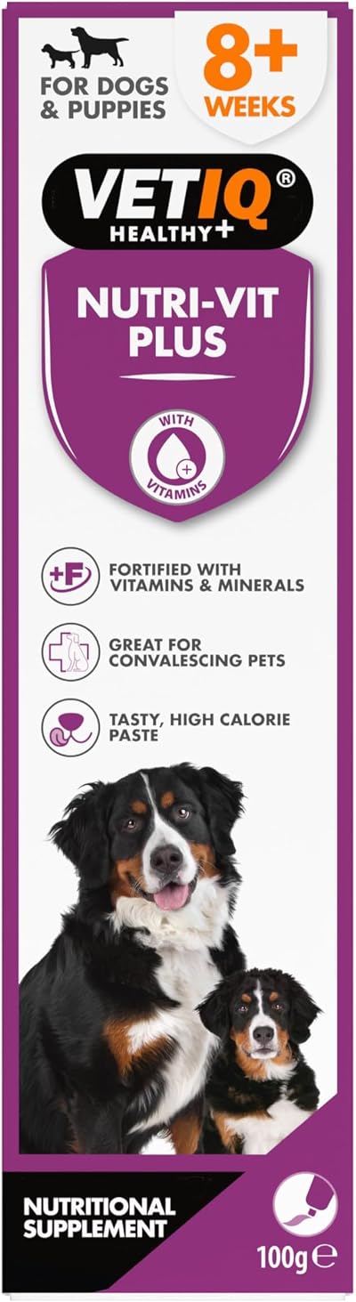 VETIQ Nutri-Vit Plus Vitamin Paste for Dogs & Puppies 100 g