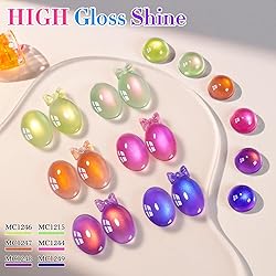 Double Rhythm Fruit Cat Eye Gel Nail Polish Set of