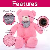 IKASA Giant Teddy Bear 78cm Pink Soft Toy Plush Gift EN71 ASTM view 4