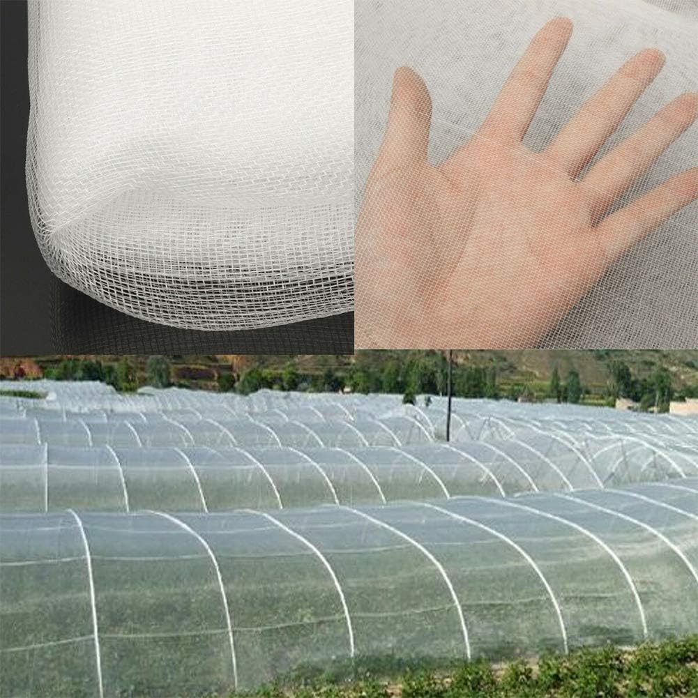 DUMGRN Garden Netting Fine Mesh for Plant, Insect Protection Net Grow Tunnel Fine Mesh for Vegetables Plants Fruits, Crops Mosquito Anti-Bird Net