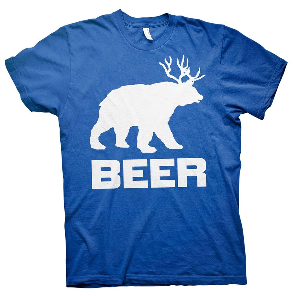 Bear Deer Beer Funny Alcoholic T Shirt 6520 Jznovelty