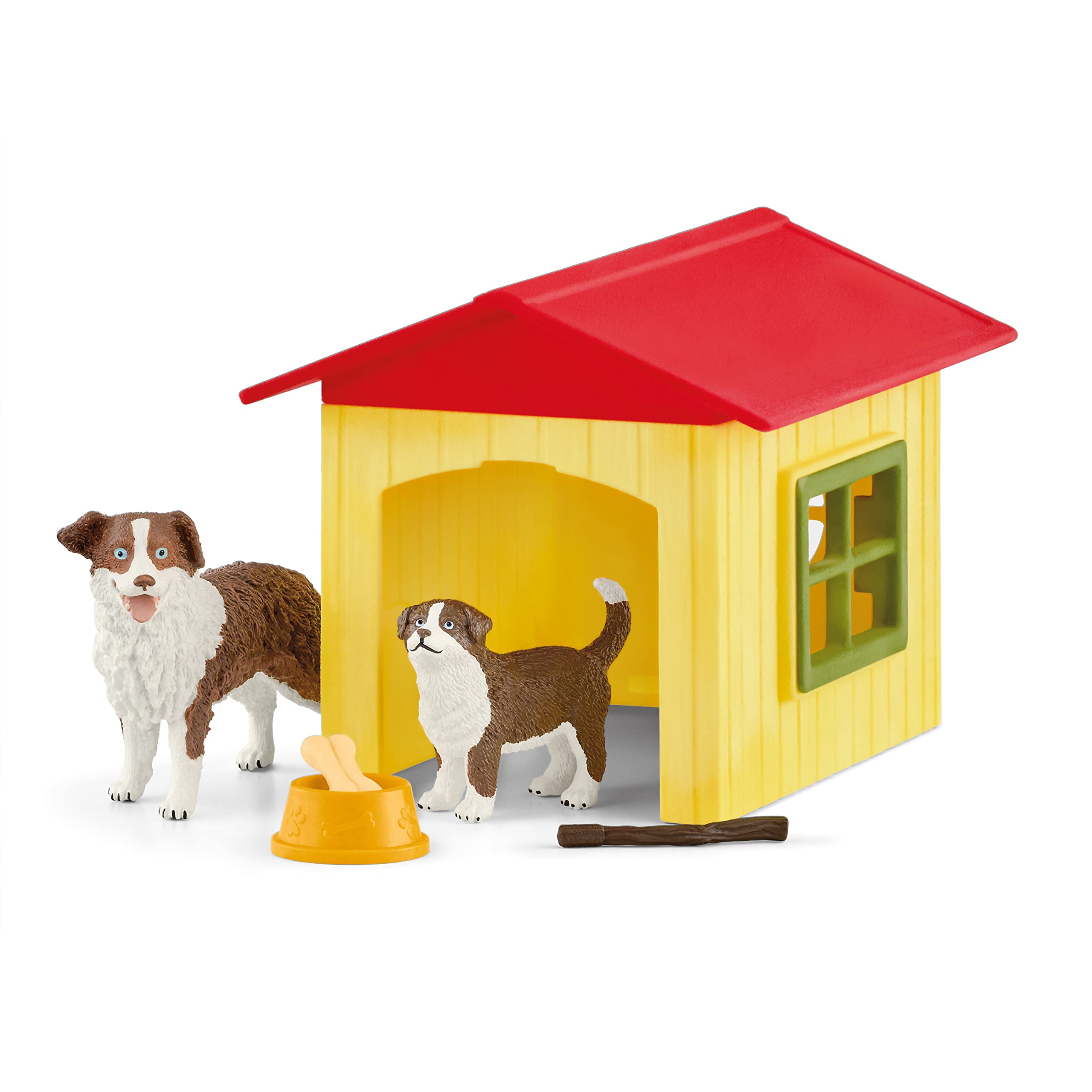 SCHLEICH 42573 Friendly Dog House Farm World Toy Playset for children aged 3-8 Years