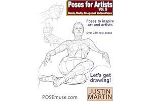 Poses for Artists Volume 5 - Hands, Skulls, Pin-ups & Various Poses: An essential reference for figure drawing and the human form. (Inspiring Art and Artists)