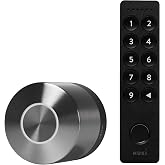 Nuki Smart Lock (Deadbolt) &amp; Keypad 2, Keyless Door System with Auto-Lock, Fingerprint and Code Access, App Control, Easy Setup, Compatible with Alexa, Google, for Secure and Easy Home Entry