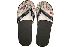 Billy-Bob Teeth Inc Men's Zombie Feet with Skull Sandals