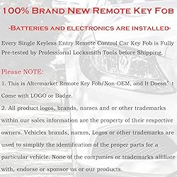 SUPALAND Flip Key Fob Replacement Fits for Chevy
