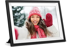 XISKT Frameo 10.1 Inch WiFi Digital Picture Frame with 1280x800 IPS Touch Screen Photo Frame Electronic, 32GB Memory, Auto-Rotate,Slideshow,Share Photos or Videos Instantly via Frameo App from Anywhere