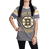 Calhoun NHL Ladies Loose Fit Varsity Style Retro Lounge T-Shirt