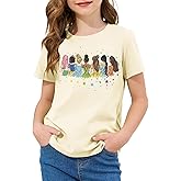 Magical Girls Shirts Magic Princess Tshirts Clothes Cute Short-Sleeve Tees Casual Vacation Soft Tops for Toddlers Kids