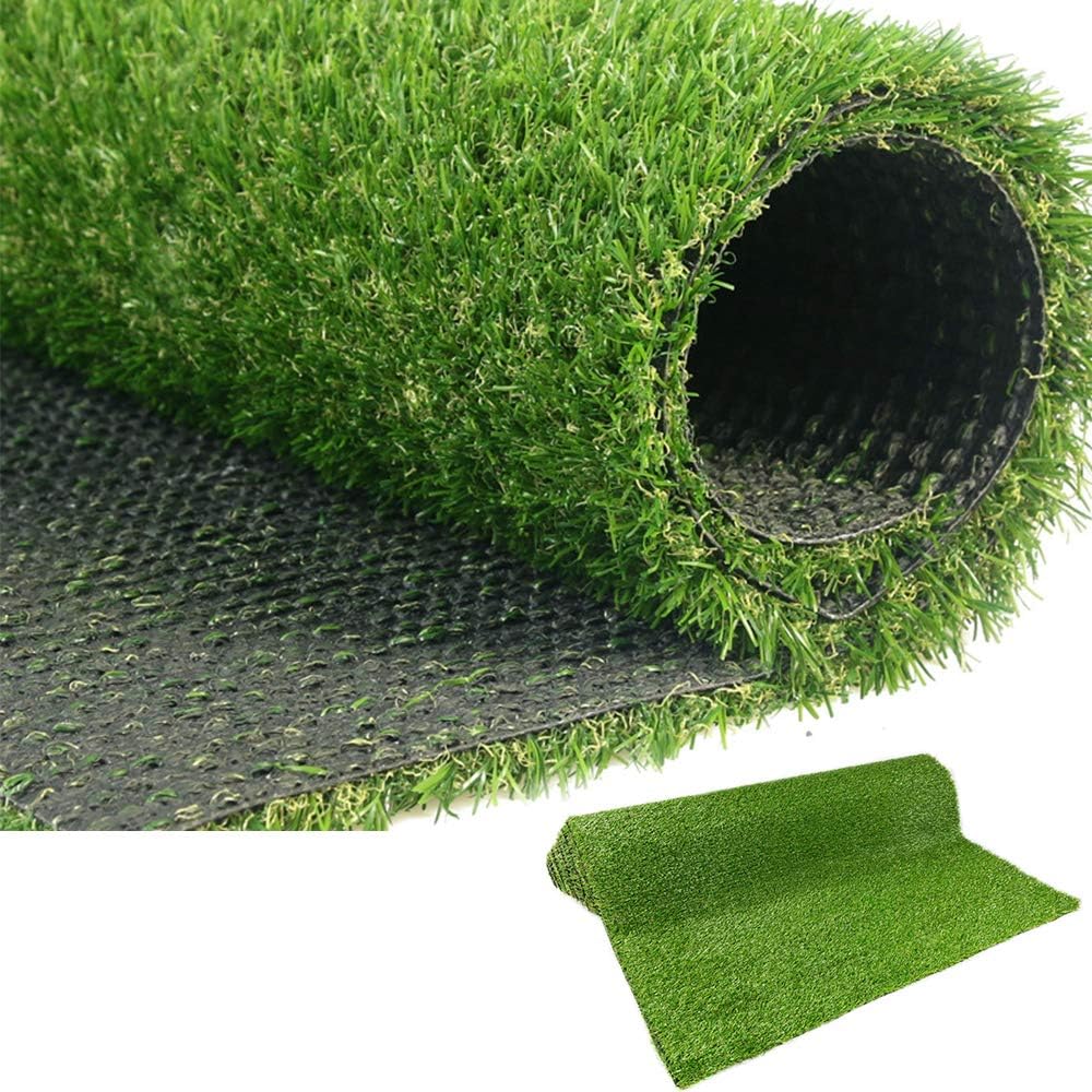 LITA Premium Synthetic Artificial Grass Turf 20mm Pile Height, High Density Fake Faux Grass Turf