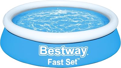 Bestway 6ft Fast Set Pool Above Ground Inflatable Pool 940L Blue