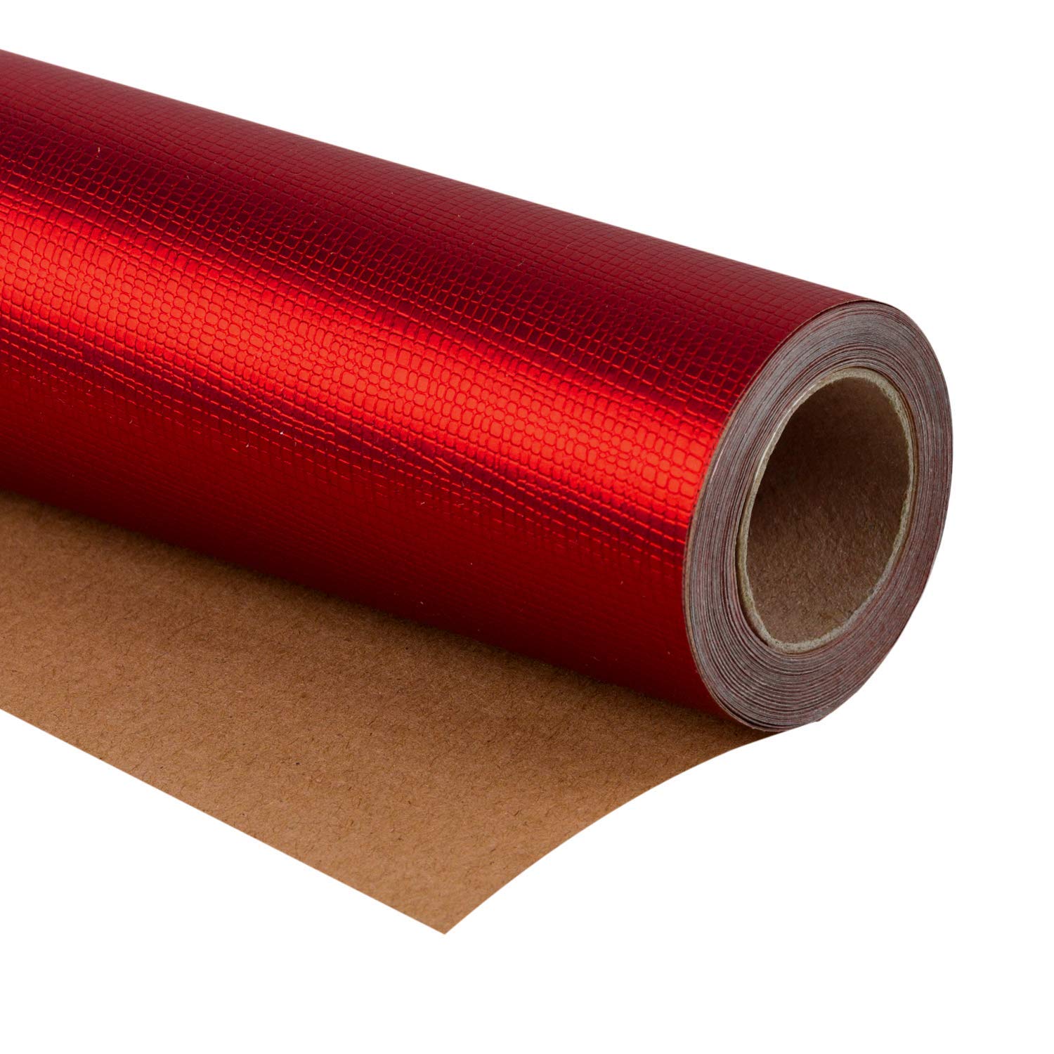 RUSPEPA Wrapping Paper Roll - Passionate Red for Birthday, Holiday, Wedding, Baby Shower - 76 cm x 5 m