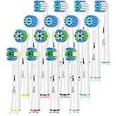 Qitizu Replacement Heads Compatible with Oral B Braun Electric Toothbrushes, Electric Toothbrush Heads for Oral B Vitality Pr