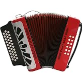Hohner Compadre GCF Accordion with Gig Bag (Red)