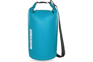 MARCHWAY Floating Waterproof Dry Bag Backpack 5L/10L/20L/30L/40L, Roll Top Sack Keeps Gear Dry for Kayaking, Rafting, Boating, Swimming, Camping, Hiking, Beach, Fishing