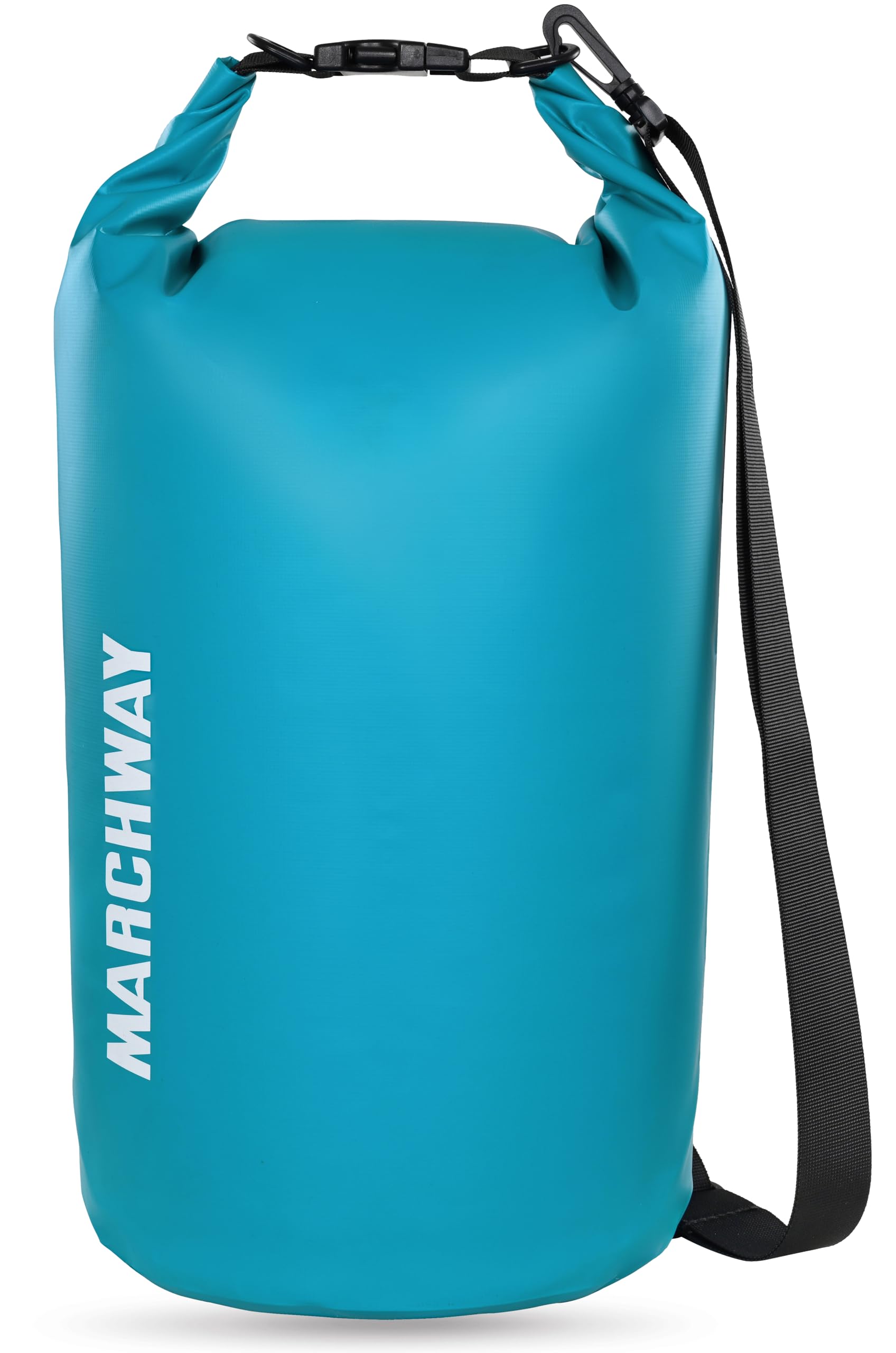 MARCHWAY Floating Waterproof Dry Bag Backpack 5L/10L/20L/30L/40L, Roll Top Sack Keeps Gear Dry for Kayaking, Rafting, Boating, Swimming, Camping, Hiking, Beach, Fishing (Teal, 20L)