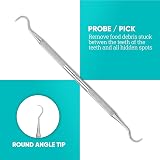 HOKIN Dental Care Kit - 5Pcs Stainless Steel Plaque Remover Tools view 2