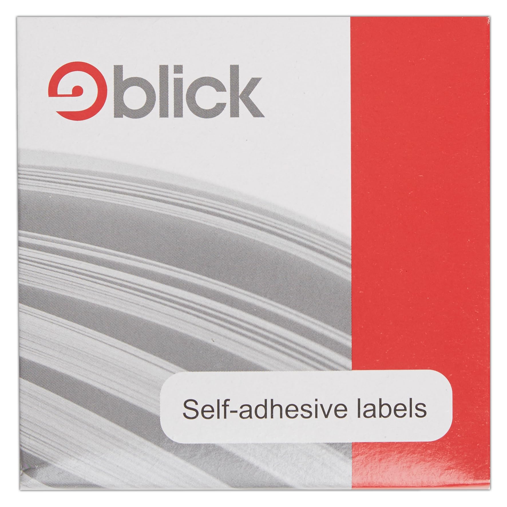 Blick Labels, White, Self Adhesive Stickers Dispenser Pack, Rectangular, 16mm x 22mm, 1440 Labels, For Home, Office, Family, School, Holiday Calendar Organising, Planner, Rewards Chart, Colour Coding — image 1