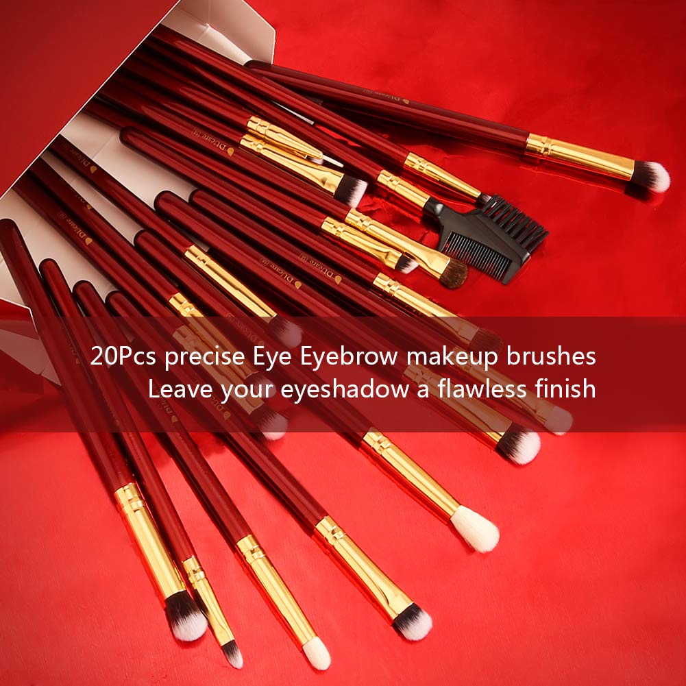 DUcare Makeup Brushes 27Pcs Professional Makeup Brush Set Premium Synthetic Goat Pony Hair Kabuki Foundation Blending Brush Face Powder Blush Concealers Eye Shadows Make Up Brushes Kit: Beauty